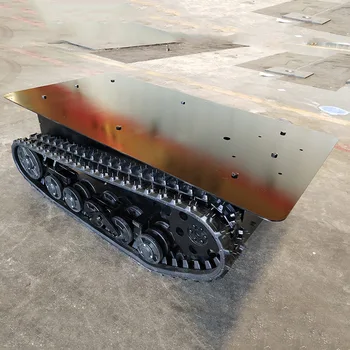 All-terrain Robot Crawler Custom Mini Compact Track Undercarriage Platform Hydraulic Drive Rubber Track Functional Transporter