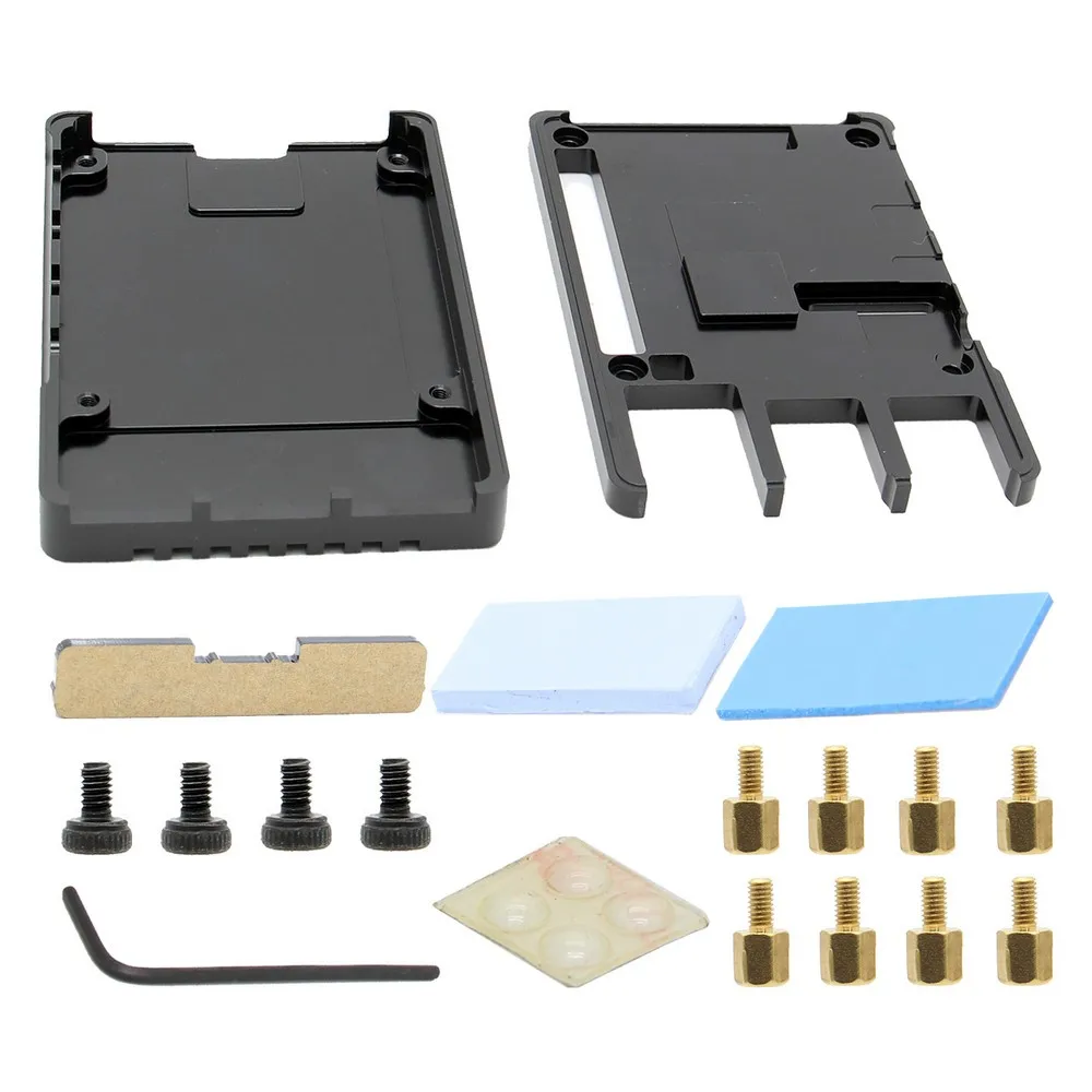 Raspberry Pi Custodie e contenitori in plastica e alluminio