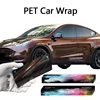 PET metallo liquido marrone cacao