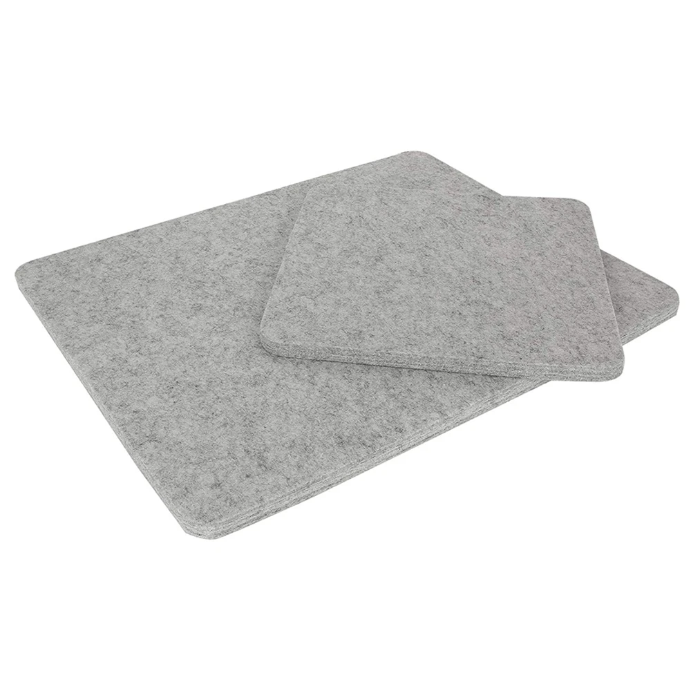 17''X 13.5'' Wool Ironing Mat for Quilting, 100% Wool from New Zealand, Portable Felted Wool Pressing Mat, Size: 17 x 13.5, Gray