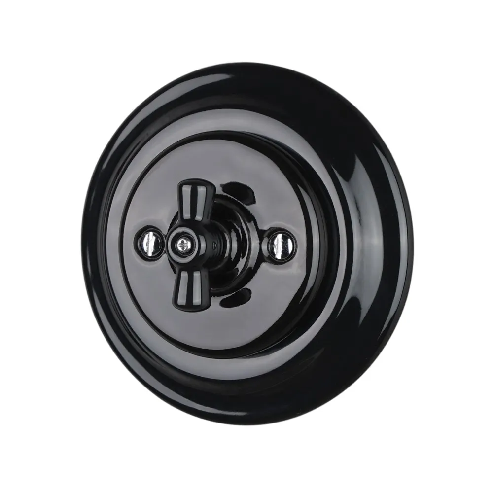 Keruida Brand Retro Ceramic Rotary Switch - Vintage Style