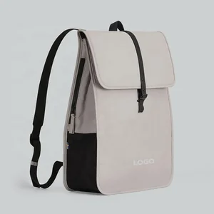 2026 Custom logo Waterproof PU Leather Backpacks Laptop Business Travel Backpack Large Capacity Wholesale Bags for Men