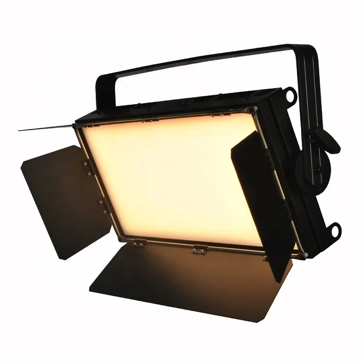 LED Studio Soft Panel Light 200W Warm White 3200K Black Shell