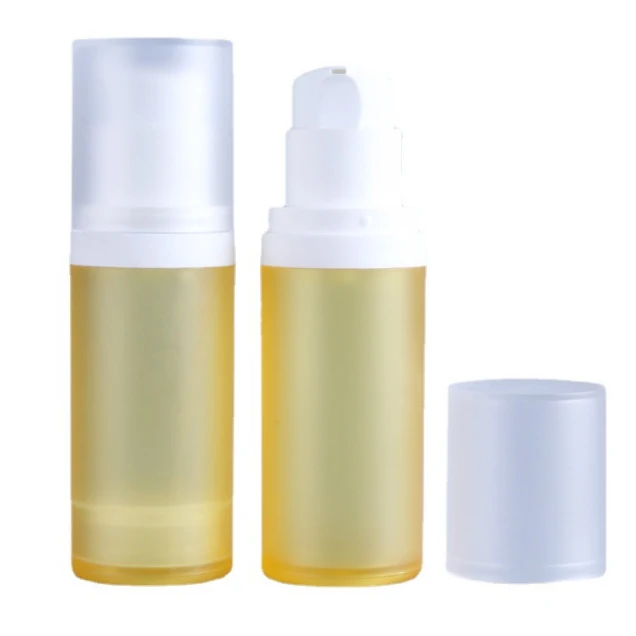 Flacone per lozione sottovuoto in plastica PET da 30 ml Flacone per imballaggio cosmetico in plastica