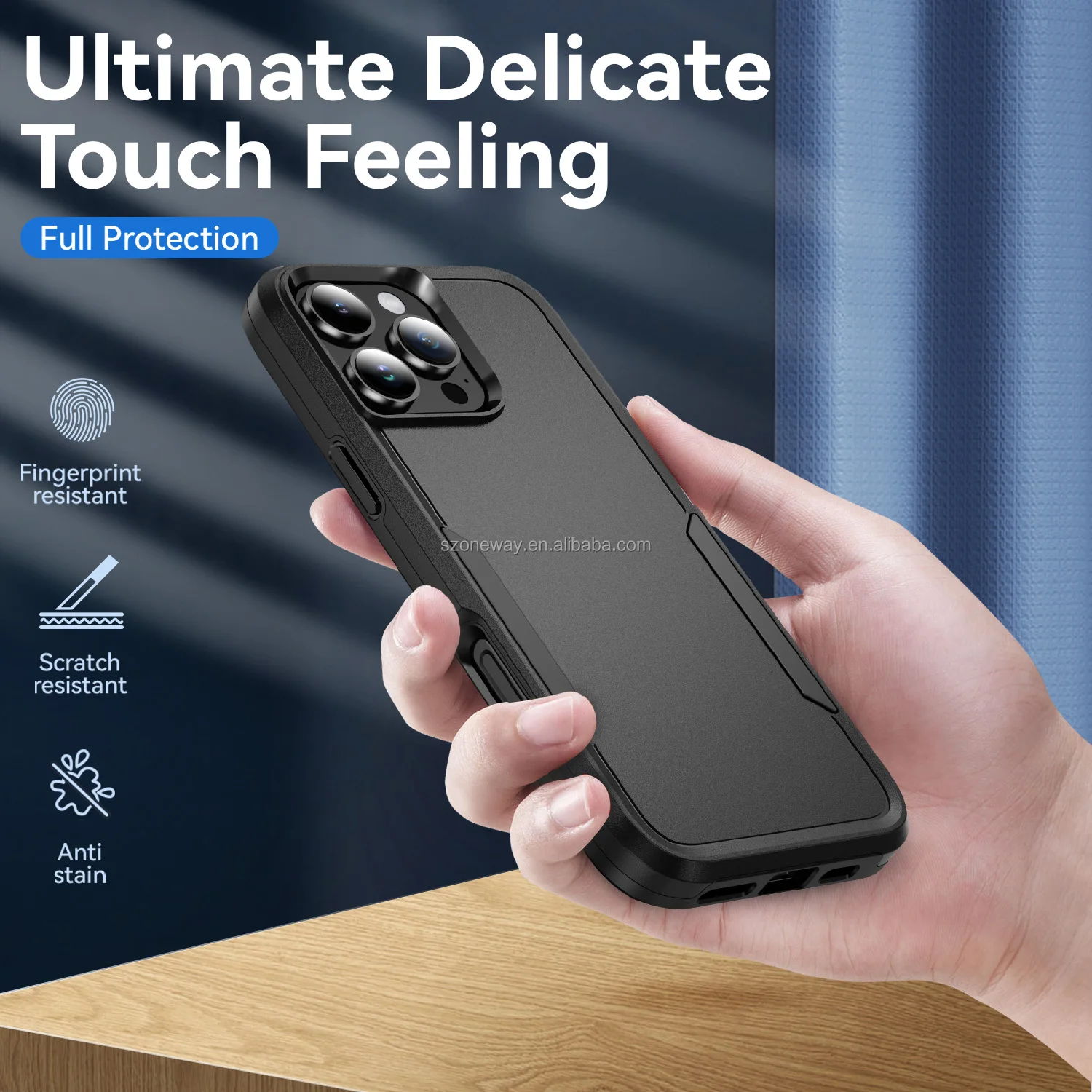 OMEVE Tough Armor Case for iPhone 16 Pro Max 15 Plus 14 Pro 13 12 11 ...