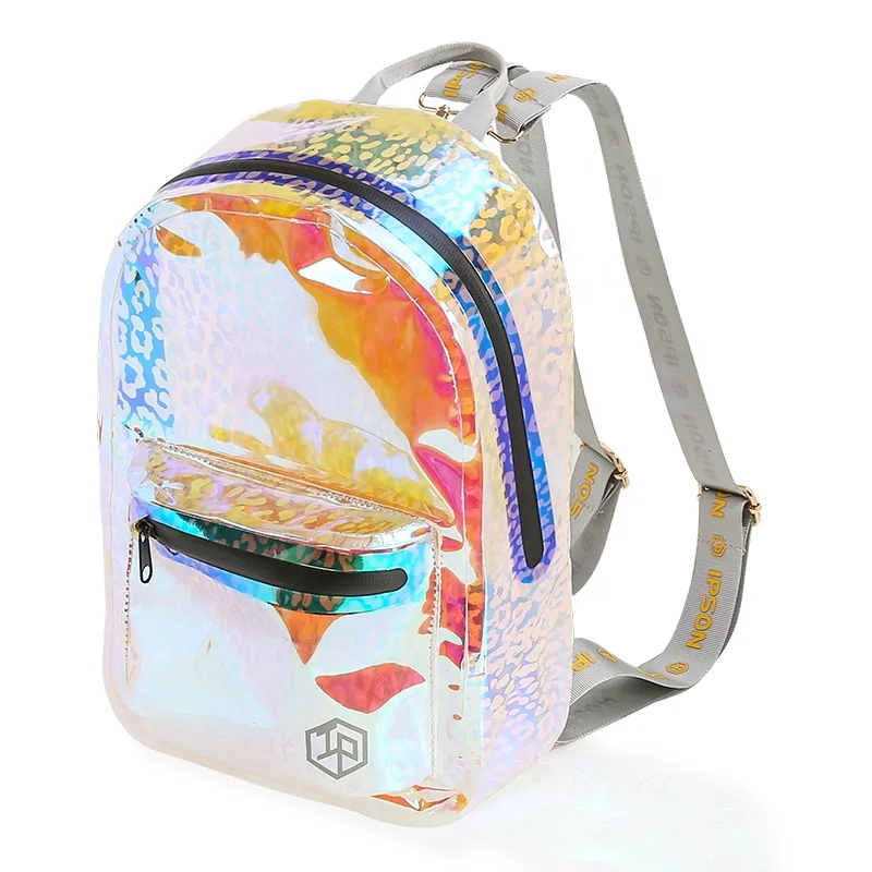 rainbow transparent bag