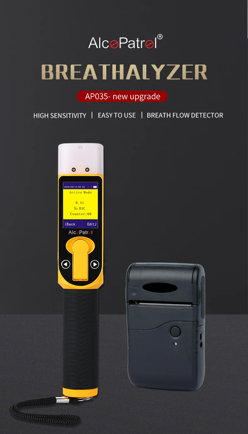 0355 Breath Alcohol Tester Breathalyzer Alcohol Tester Alcohol Checker