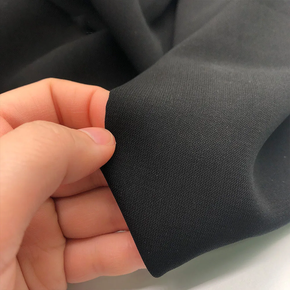 Factory Direct Supply 100% Polyester Wool Peach Fabric Abaya Fabric in Rolls for Arab Women Dress