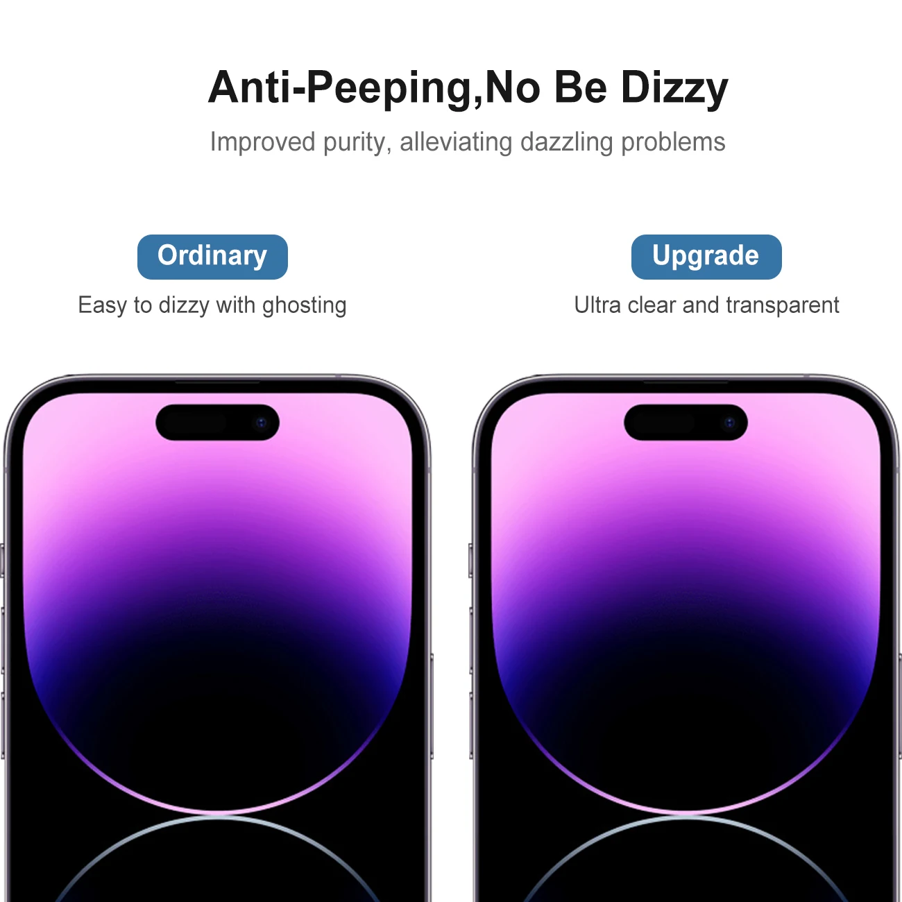 Заводская оптовая продажа для iPhone 14 pro Max 13 12 9H 2.5D антишпионская защита экрана из закаленного
