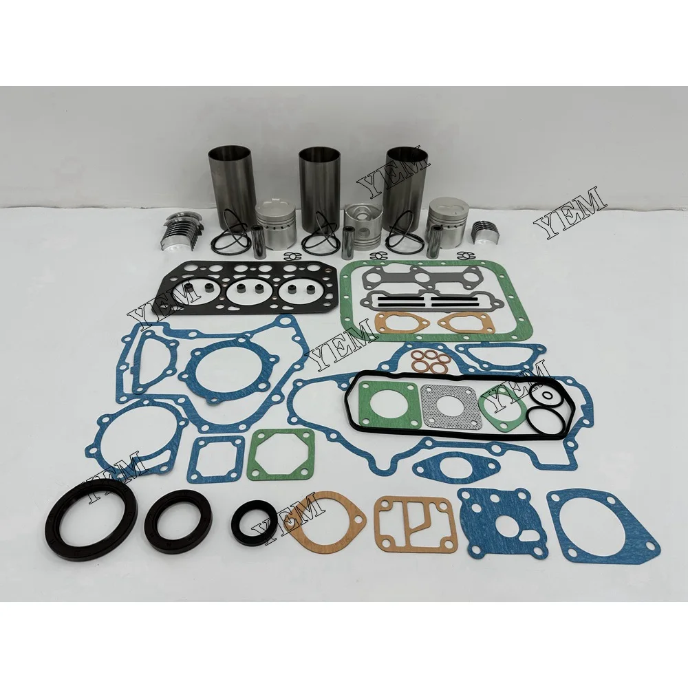K3E Repair Kit With Bearings Piston Rings Liner Cylinder Gaskets for Mitsubishi Machinery Diesel Engine