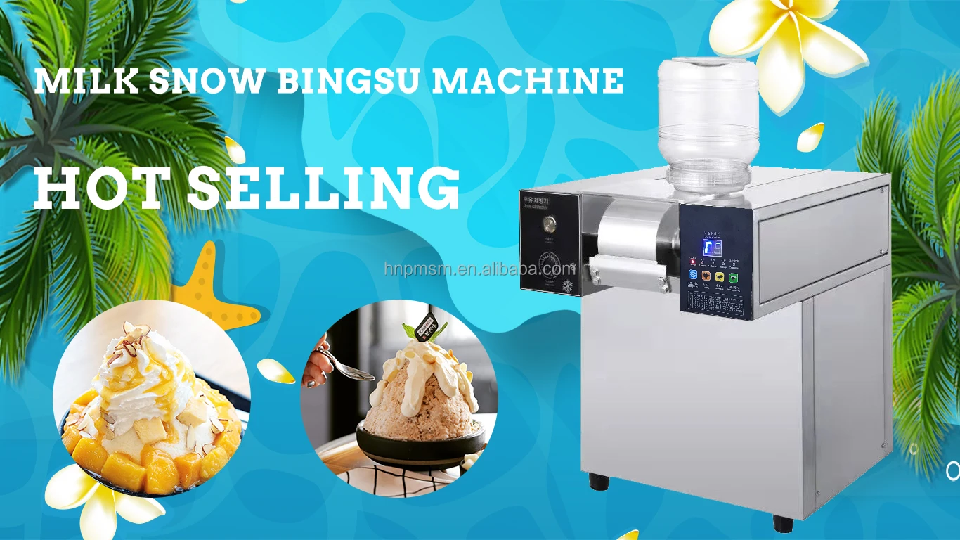 Snack Cart Use Snow Cone Machine Factory Direct Bingsu Maker Machine