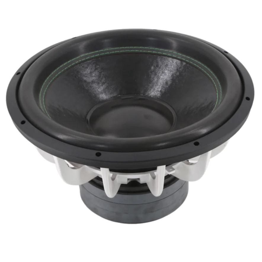 subwoofer Âm Thanh Ô tô 18 Inch 18100-034 với Cuộn Dây Kép 3000W RMS 12V DC Hình Nón Sợi Carbon và Giấy Dành cho Hệ Thống Xe Đua