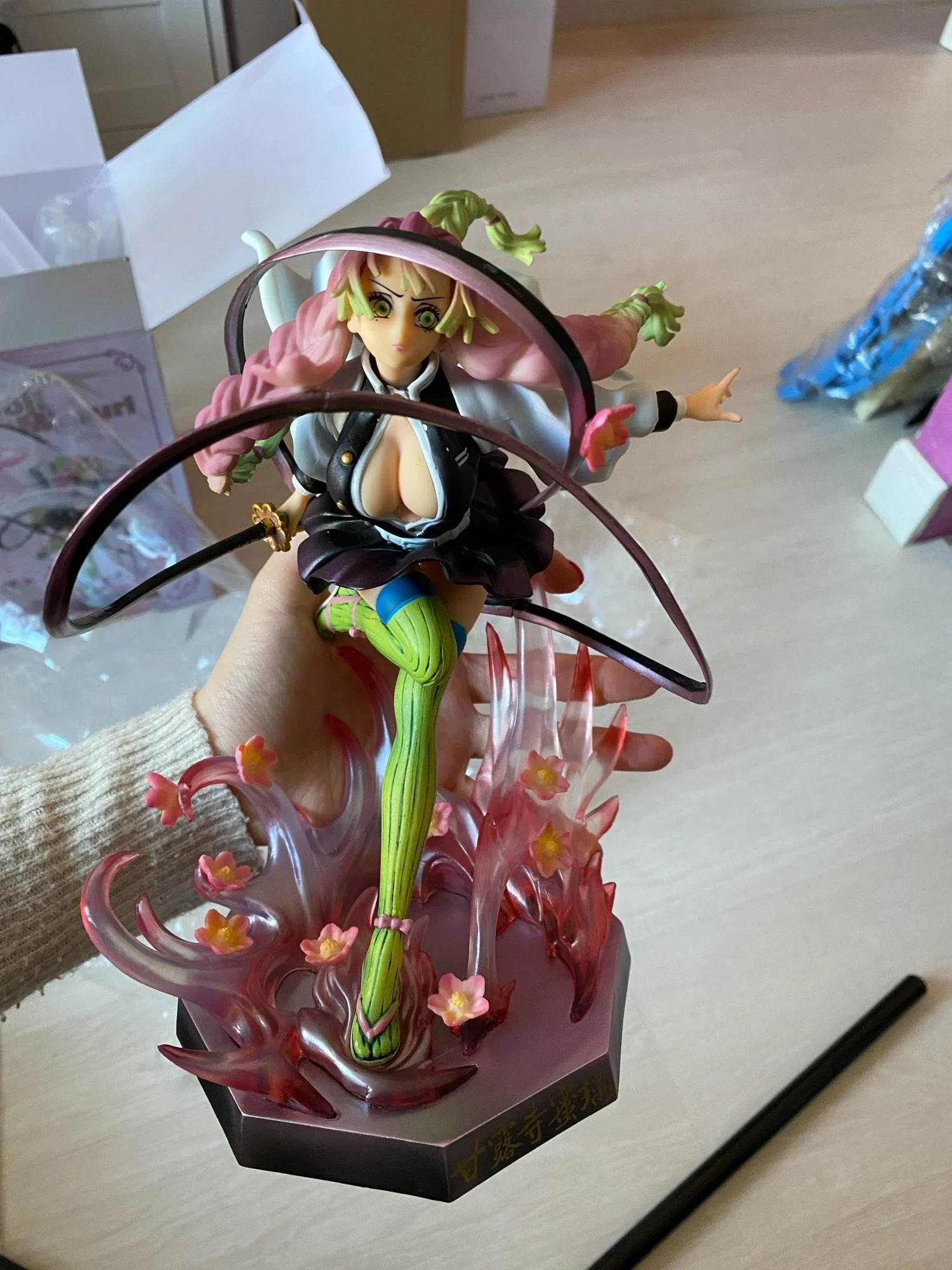 mitsuri sex doll 21CM Demon Slayer Mitsuri Kimetsu No Yaiba Kanroji Mitsuri Sexy Anime  Figure Cartoon Model Collection Doll for Kids