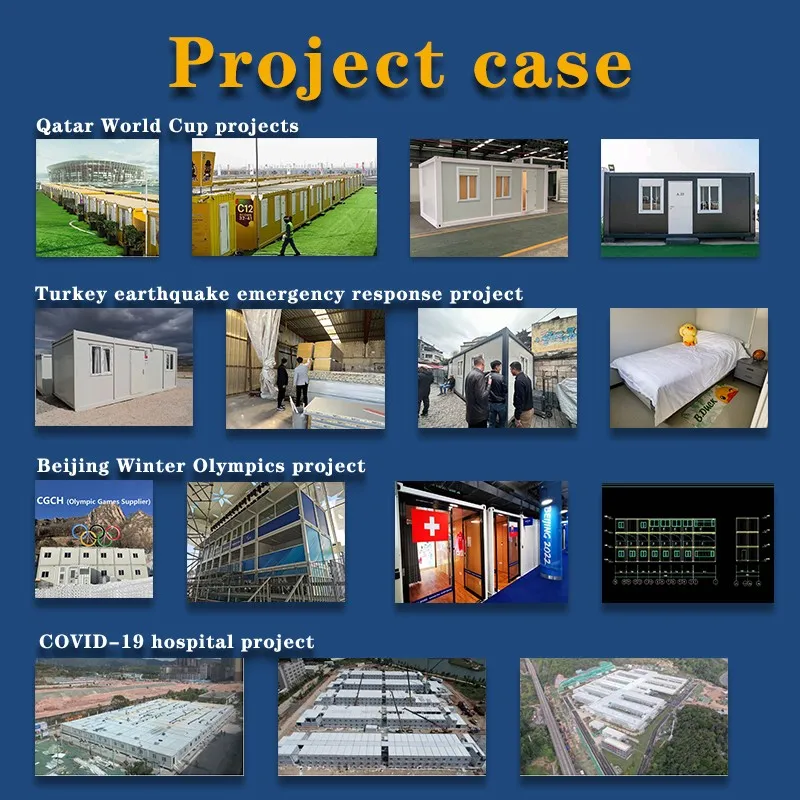 CGCH 20FT Detachable Container House Tiny House Modular Container Shelter for Refugees Mobile House