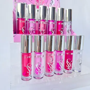 New Products Hot Sell Transparent Easy to Color Water Gloss Lip Oil Temperature Change Moisturizing Glitter Lip Glaze
