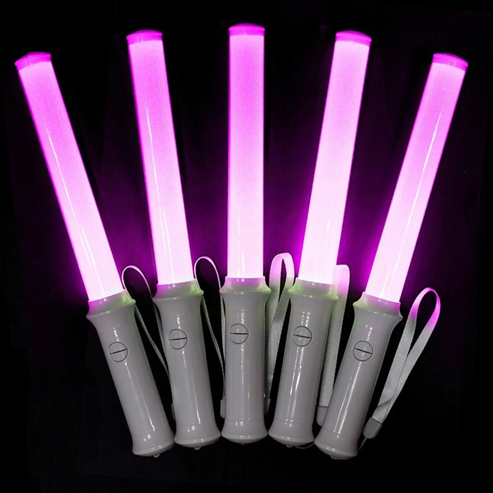 35cm LED グロースティック 15色点滅 ハンドヘルドライトスティック