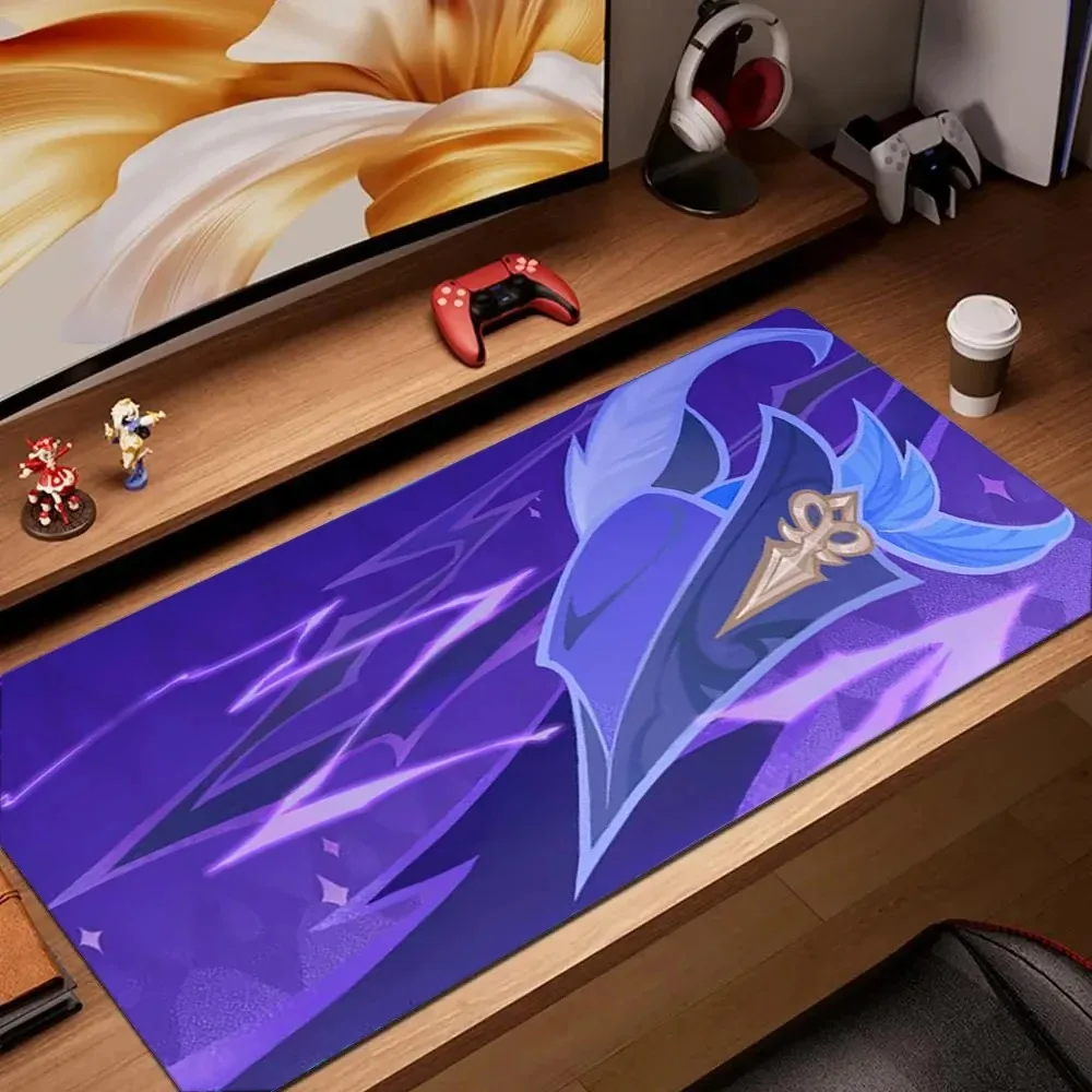 Genshin Impact Character Pattern Stylish Cool PC Gaming Mouse Pads Gamer Mats Teclado Pa aperçu 49