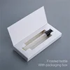 Frosted Bottle Black Cap White Box