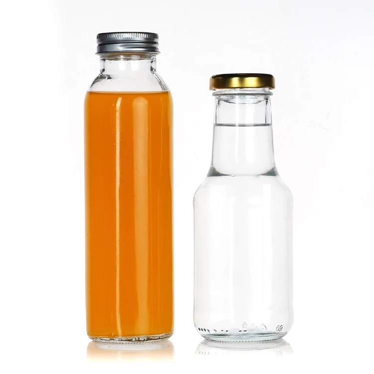 Wholesale 250ml Round Reusable Glass Bottles for Juicing and Milk factory