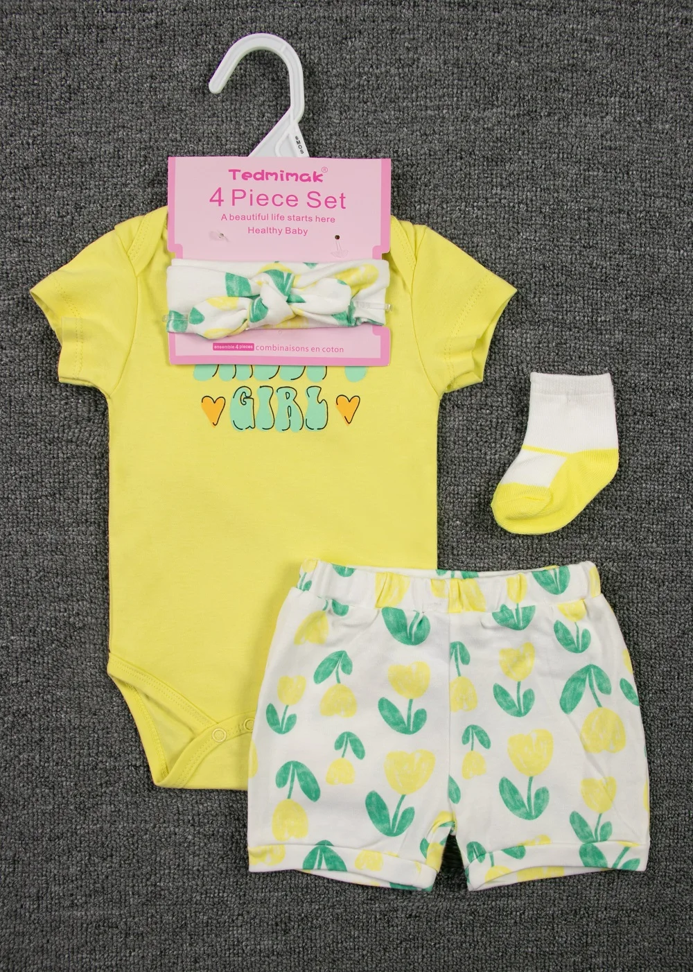 4pcs Baby Romper