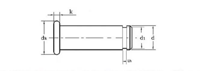 product professional stainless steel flat head clevis pin with groove bearing cylindrical dowel pin with e type clip-59