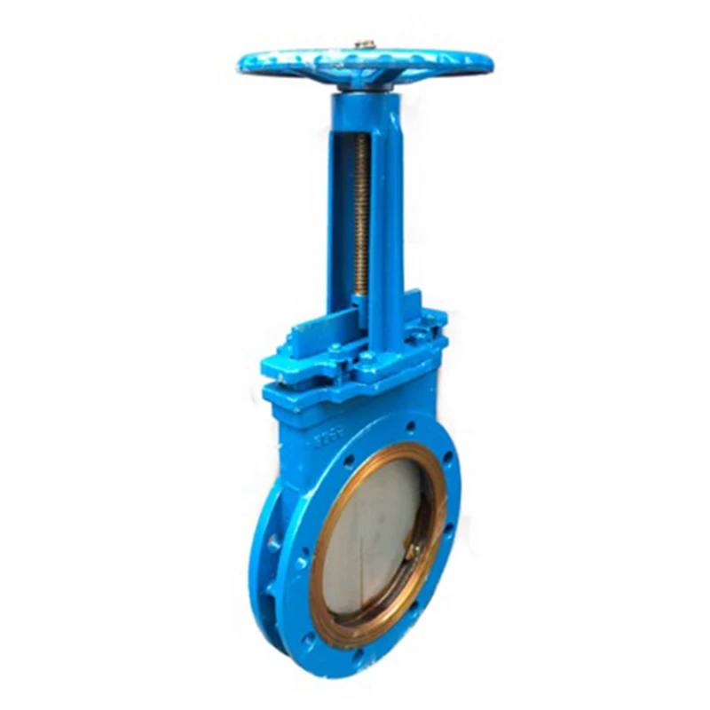 Wear-Resistant Manual Gate Valve Customized High Quality Cast Steel Knife Flange Gate Valve