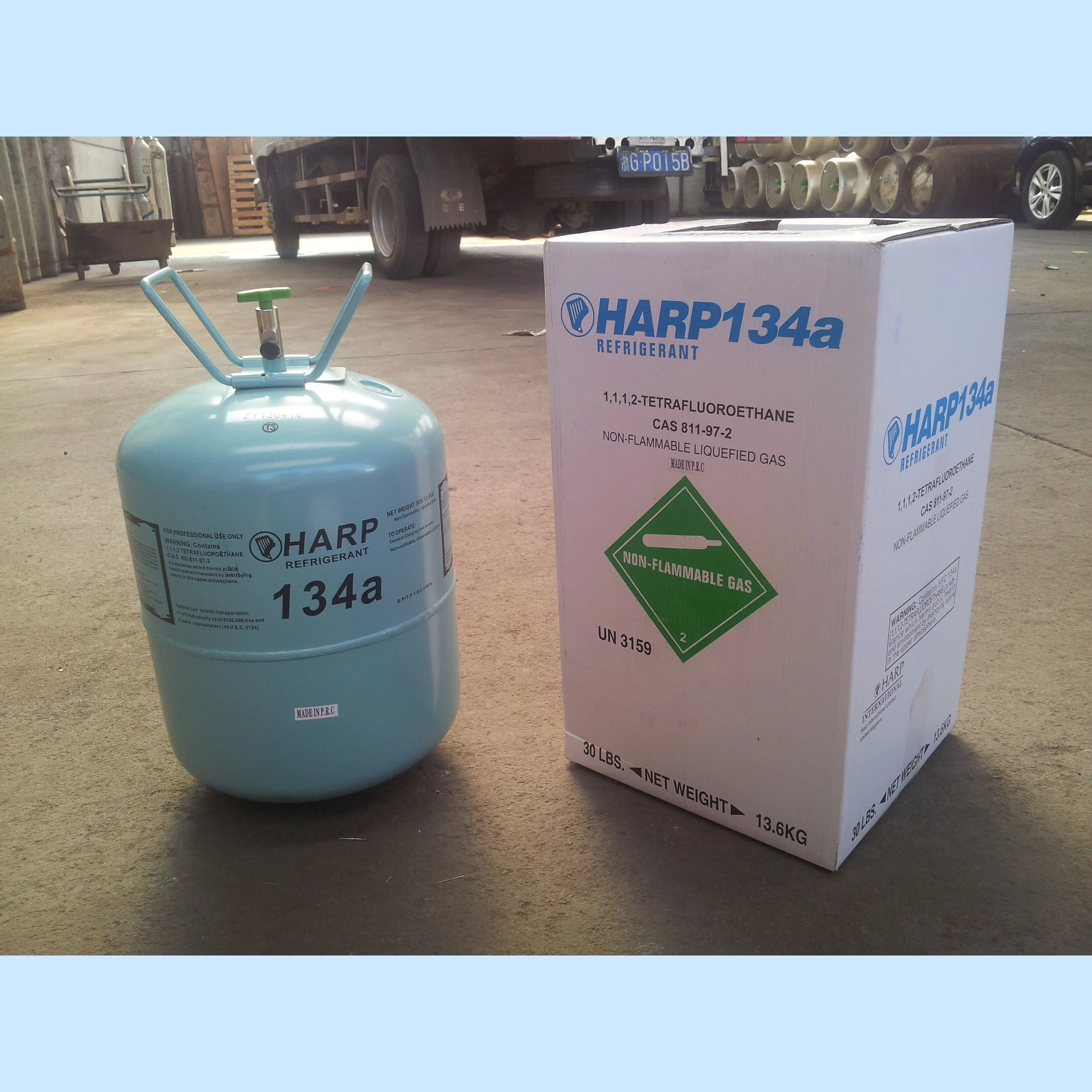 Tetrafluoroethane Harp R134a Replacement Refrigerant Station Gas Buy