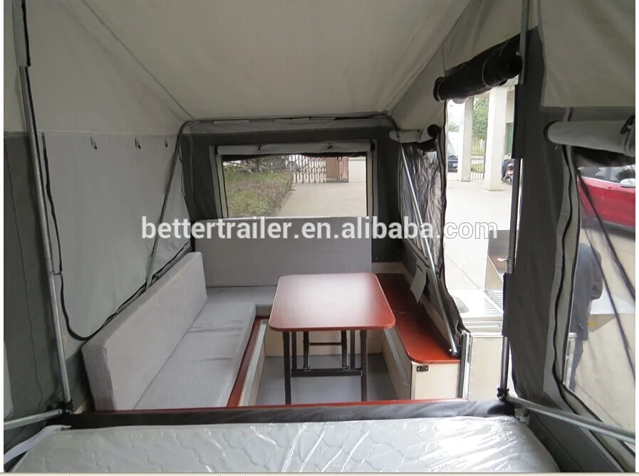 Outdoor Tent Deluxe Folding Caravan Camping Trailer