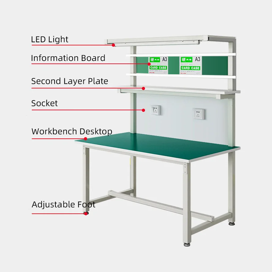 Новый дизайн конвейера Рабочий стол промышленный Мобильный ремонт