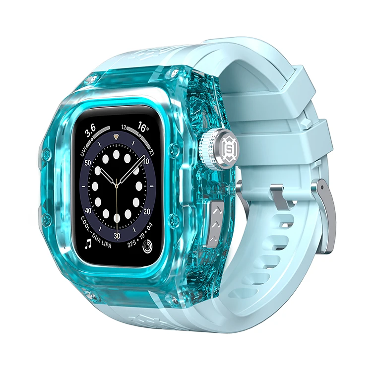 Suitable for Apple Watch Series 10 Full Cover Transparent IP68 Rating Waterproof Watch Case With Built-in Screen Protector