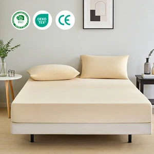 High Quality Summer Mattress Protector Latex Cooling Knitted Bed Mat With Fitted Sheet for Hot Weather Use Mattress Protector