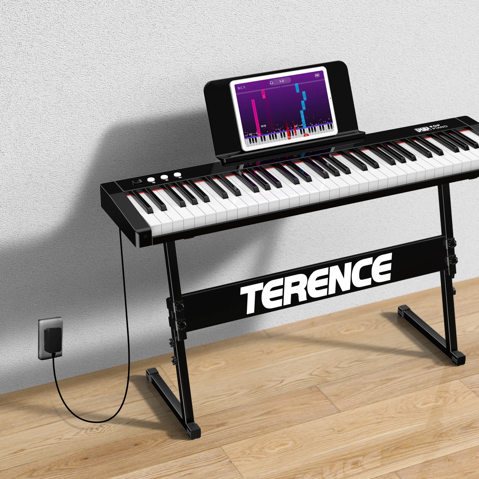 Wholesale TERENCE TS01 61キー多機能電動キーボードピアノ1800mAh