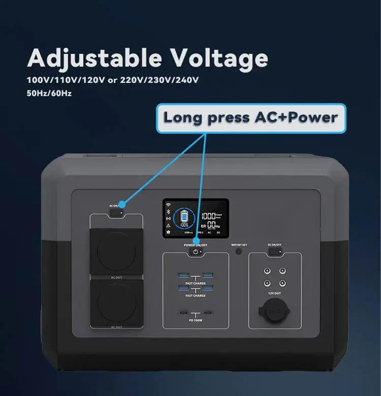 600W 1200W 1800W 2400W 3000w 5000w UPS Generator Solar Lifepo4 Lithium Battery Portable Power Supply Station With Solar Panels details