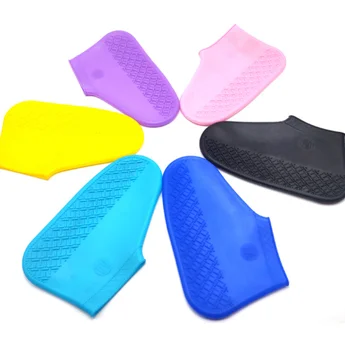 Outdoor Rainproof Silicone Shoe covers Kids Adult Waterproof Non-Slip Shoe covers Protector De Zapatos