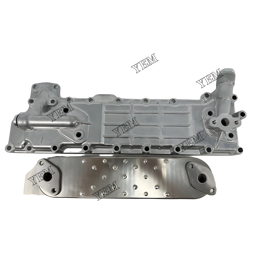 Engine Spare Parts 4BD1 Oil Cooler Core and Cover for Isuzu 4