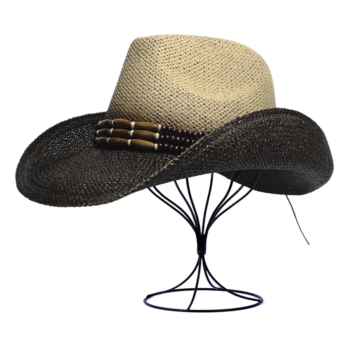 Мужская соломенная ковбойская шляпа