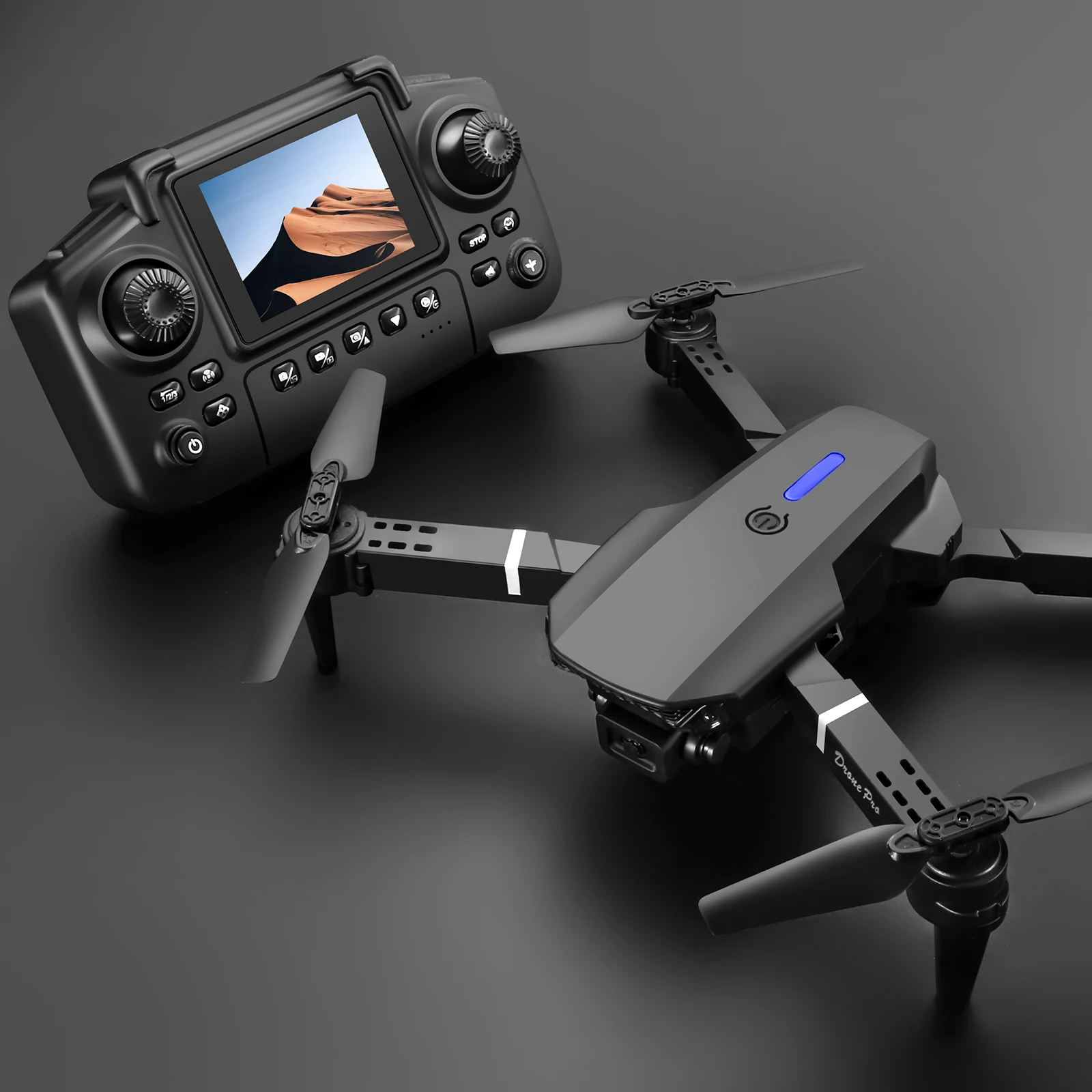 Mini Drone Con Cámara Hd Dual Com 4k Fpv Wifi 2 Baterías | Meses sin Mini Drone Con Cámara Hd Dual Com 4k Fpv Wifi 2 Baterías | Meses sin
