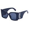 C2 Brillante Negro Plata todo Gris