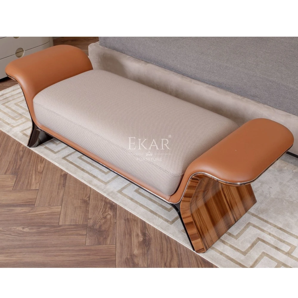 product aura rest stool   luxe bed bench ottoman seat-4