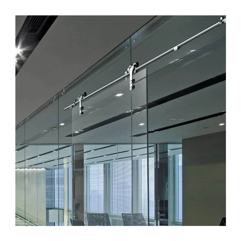 popular selling sliding glass doors roller kit frameless sliding