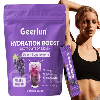 Best Selling Factory Vegan Pre-workout Powder Exercise Supplement Electrolyte Hydration Powder Replenish Energy Drink Powder
