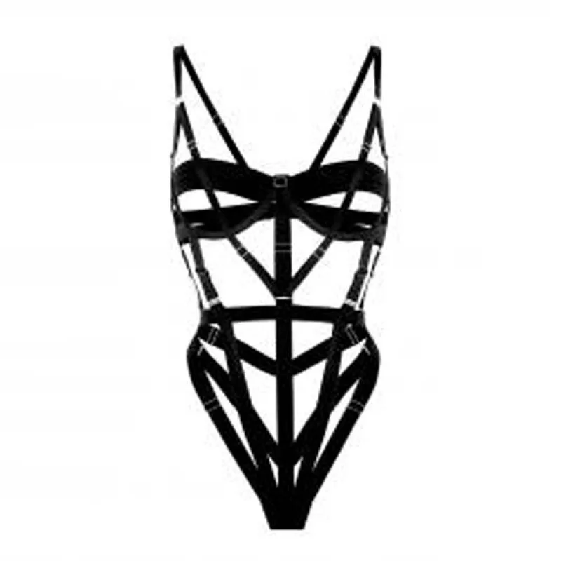 Bandage Sexy Lingerie Bodysuit Women Halter