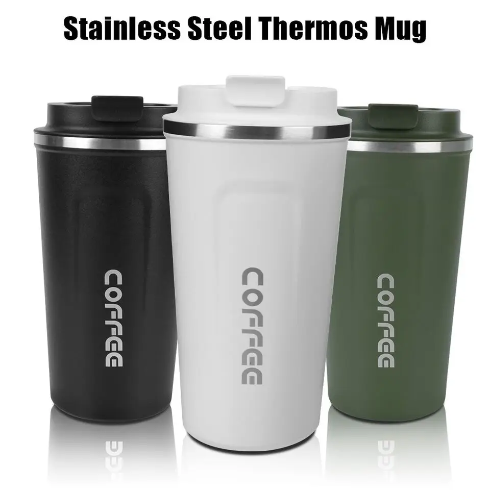 Temperature Display Indicator Sipper 380ML 510ML Vacuum Insulated Stainless Steel Tea Coffee Mug Thermos Flask Travel Mug