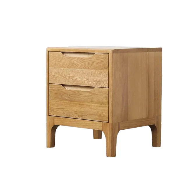 Chinese manufacturers directly sell retro style wooden bedside tables high-quality bedroom table furniture
