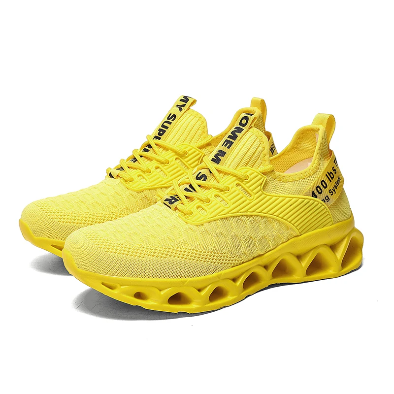 Unisex Flyknit Spring Running Shoes, Hollow Cushioning, Lightweight EVA, 7 Colors, Sizes 36-45, Casual Walking Shoes