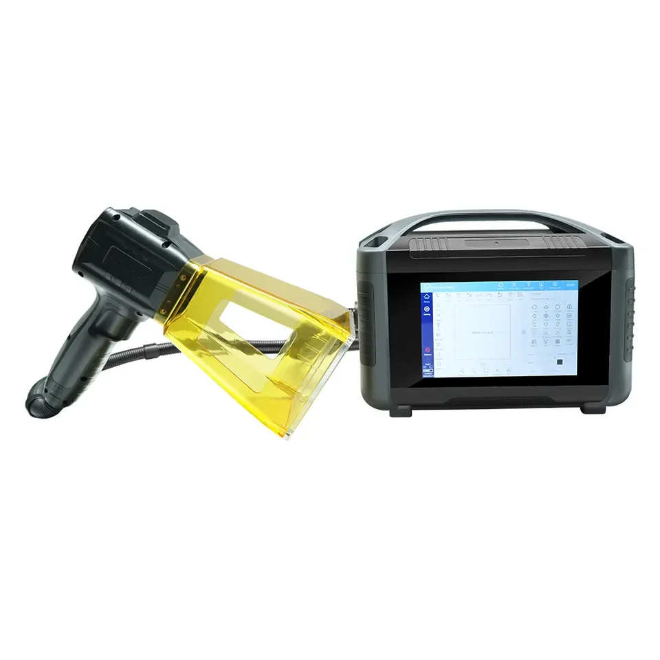 20W 30W 50W Portable laser marking machine handheld laser marker with battery and Plug