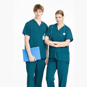 Wholesale Custom Scrubs Uniforms Sets Men Medical Uniforms Hospital Doctor Nurse Scrubs Uniforms