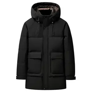 Custom Men's Thick Down Coat, Outdoor Warm and Lightweight Winter Men's Down Coat