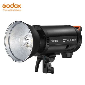 GODOX QT400IIIM Studio Moonlight 400W 1/8000s High-speed Built-in 2.4G Wireless System 40W LED Bulb Studio Flash Strobe Light