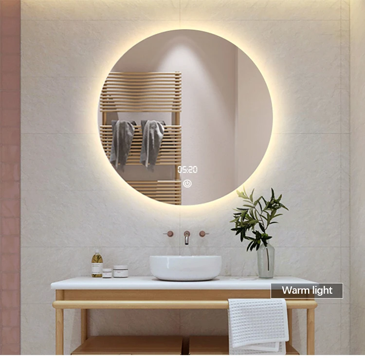 Hot Sale High End Frameless Dimmer Intelligent Bathroom Mirror  Square Backlit Mirror Semi Circle Bathroom Mirror - China Smart Mirror  Bathroom Android, Frame for Bathroom Mirror